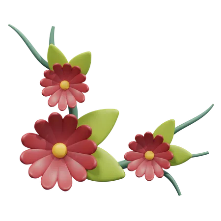 Daisy Flower  3D Icon