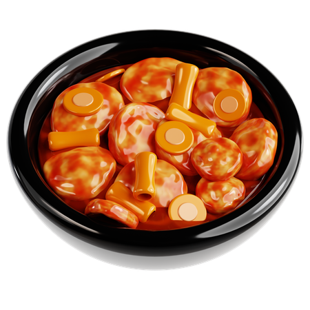 Dak galbi  3D Icon