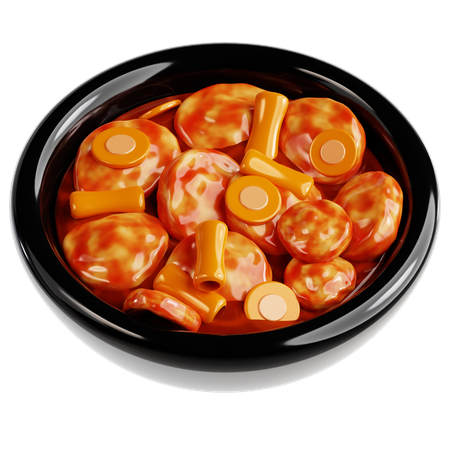 Dak Galbi  3D Icon