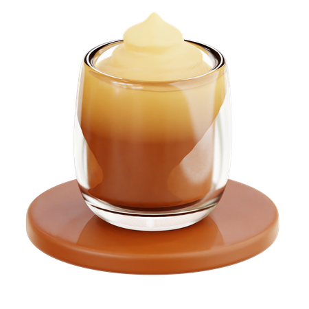 Dalgona Coffe  3D Icon