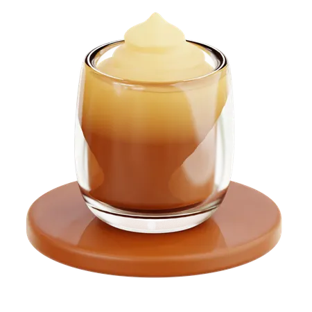 Dalgona Coffe  3D Icon