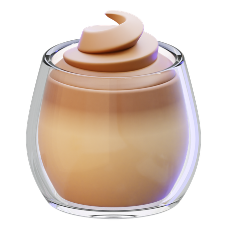 Dalgona Coffee  3D Icon