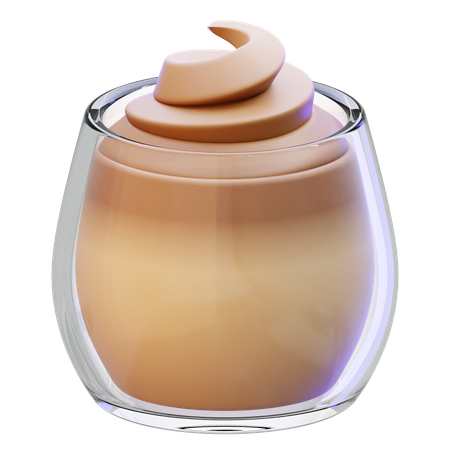Dalgona Coffee  3D Icon