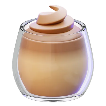 Dalgona Coffee  3D Icon