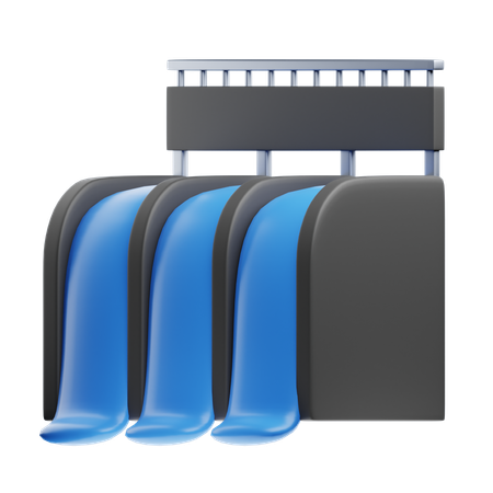 Dam  3D Icon