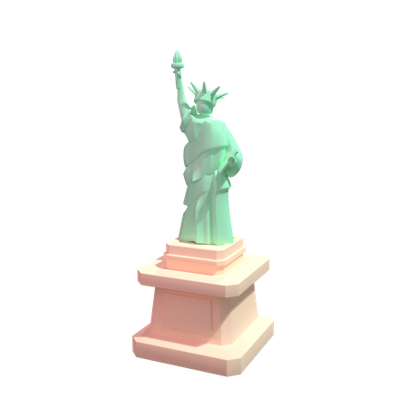 Señorita Libertad  3D Illustration