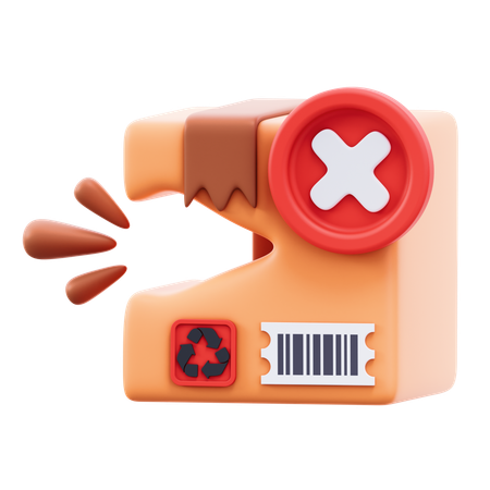 Damage Box  3D Icon