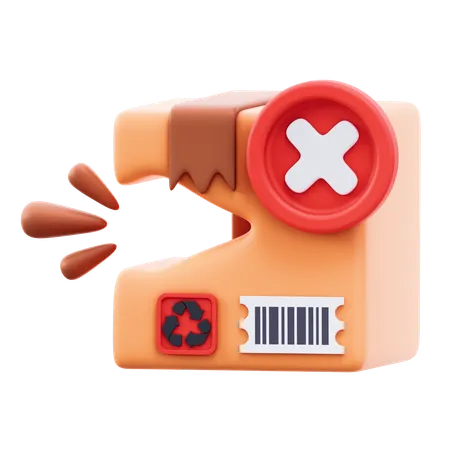 Damage Box  3D Icon