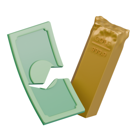 Damage Money And Gold  3D Icon