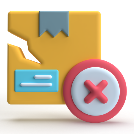 Damage Product  3D Icon