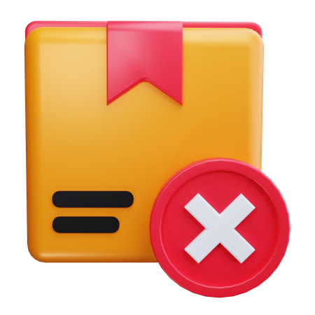 Damaged Box  3D Icon