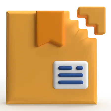 Damaged Package  3D Icon