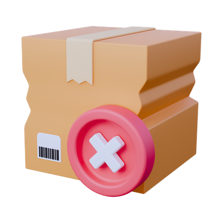 Damaged Product  3D Icon