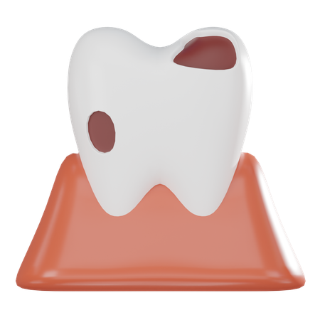 Damaged Teeth  3D Icon