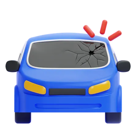 Damaged Windshield  3D Icon