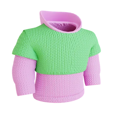 Kapuzenpullover für Damen  3D Icon