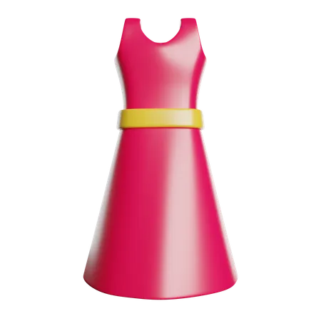 Weibliches Kleid  3D Icon