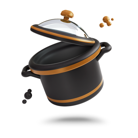 Dampfkochtopf  3D Icon