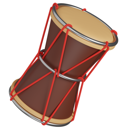 Damru  3D Icon
