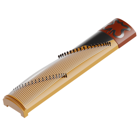 Dan Tranh (Zither)  3D Icon