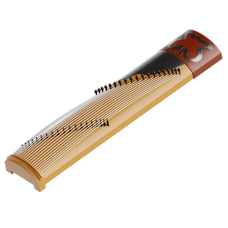 Dan Tranh (Zither)  3D Icon