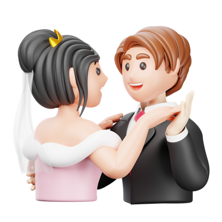 Dança de casamento  3D Icon