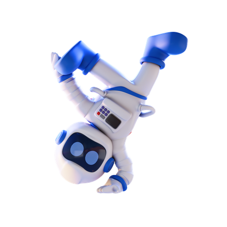 Astronauta dançando  3D Illustration