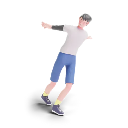 Dançarino  3D Illustration