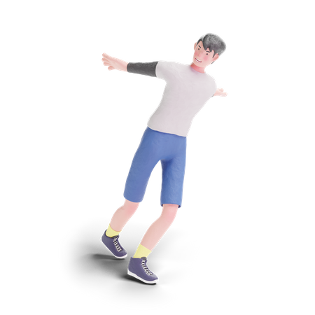 Dancer  3D Illustration