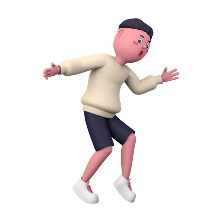 Dancing boy  3D Icon