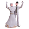 wedding dance emoji 3d