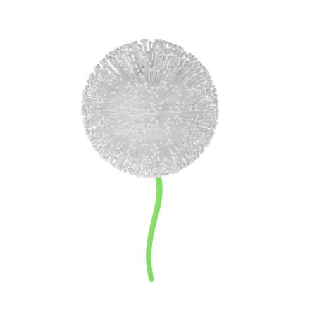 Dandelion  3D Illustration