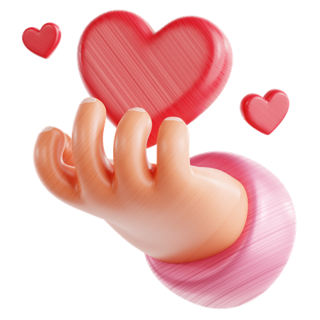 Dando amor  3D Icon