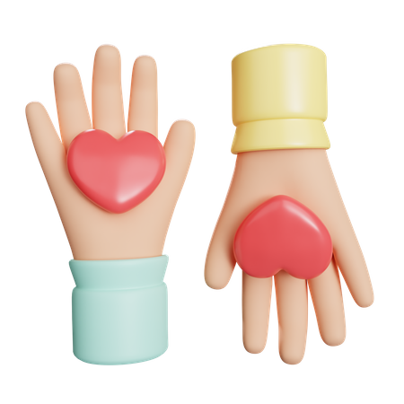 Dando amor  3D Icon