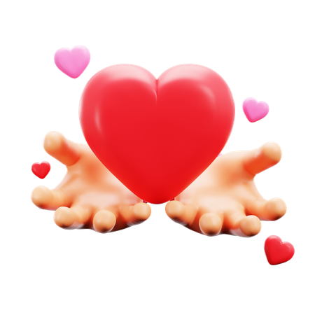 Dando amor  3D Icon
