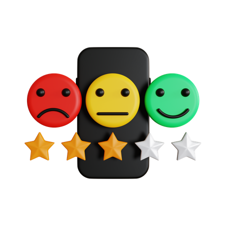 Dando feedback comum on-line  3D Icon