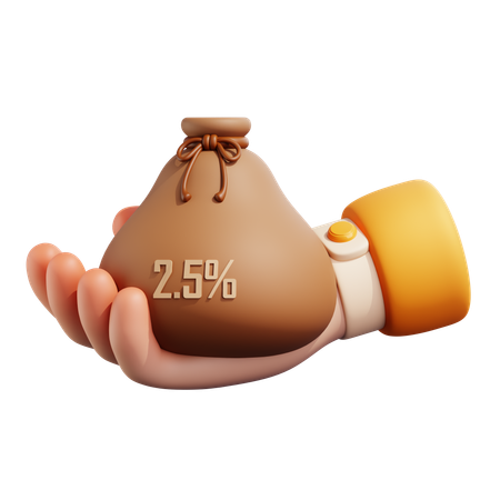 Dando zakat  3D Icon