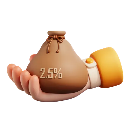 Dando zakat  3D Icon