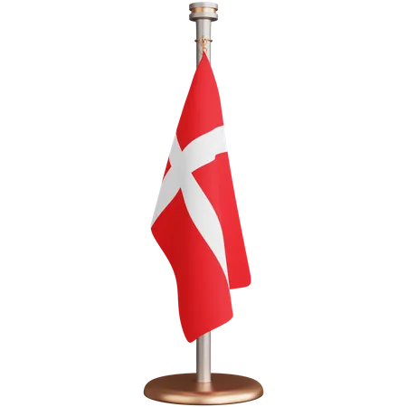 Dänemark Flagge  3D Icon