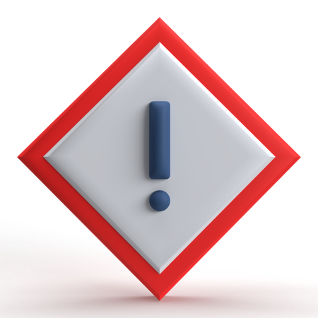 Danger  3D Icon