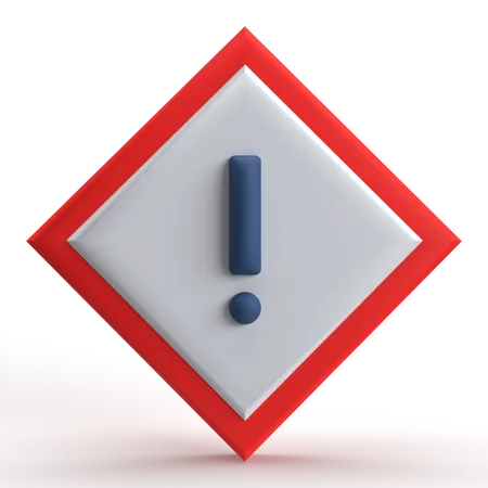 Danger  3D Icon