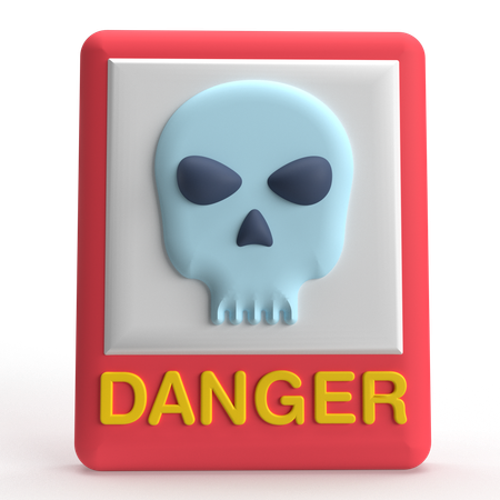 Danger  3D Icon