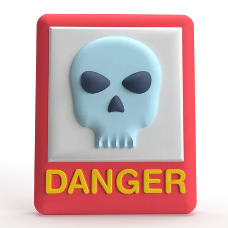Danger  3D Icon