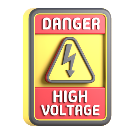 Danger  3D Icon