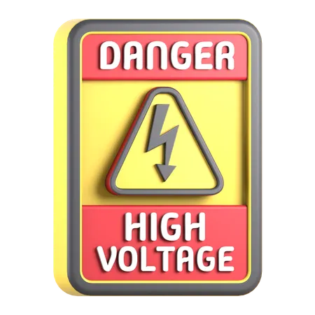 Danger  3D Icon