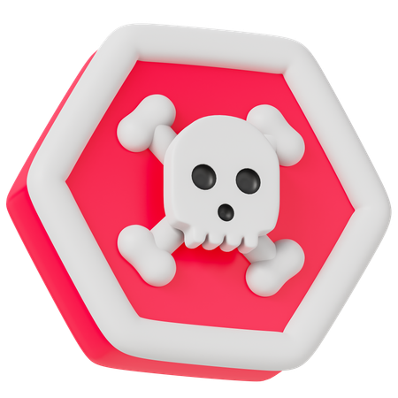 Danger  3D Icon