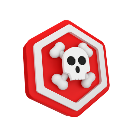 Danger  3D Icon