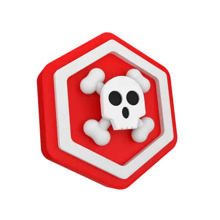 Danger  3D Icon