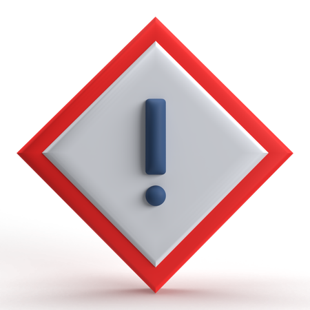 Danger  3D Icon