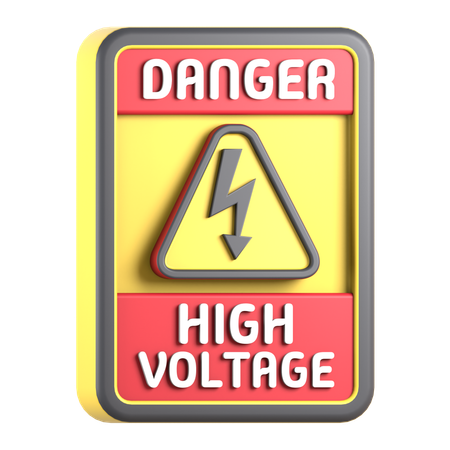 Danger  3D Icon